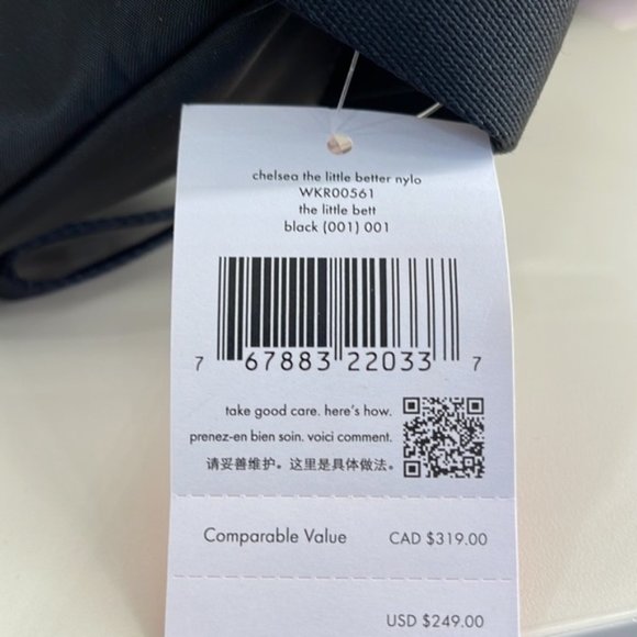 Kate Spade Chelsea Nylon Belt Bag Fanny Pack Black - Picture 8 of 16